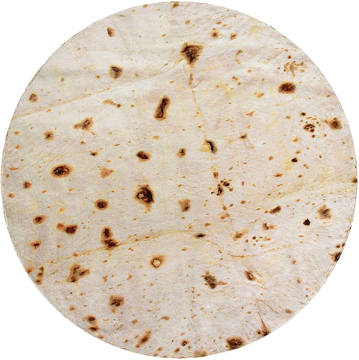 Burritos Tortilla Blanket | The original burrito plaid